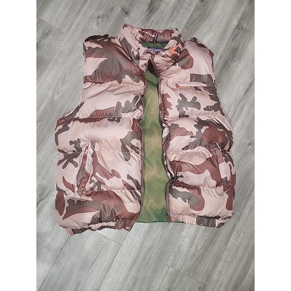 Vintage Label The Fresh Brand Camo Vest SIZE 3XL